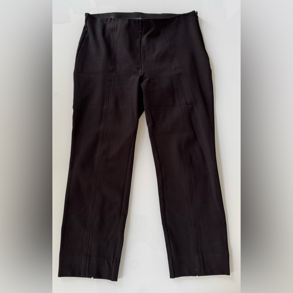 Quince Black Tailored Straight-Leg Pants XL